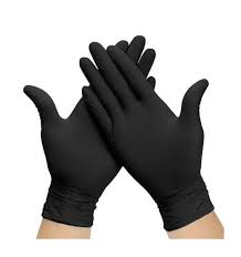 Guantes nitrilo negro talla  M